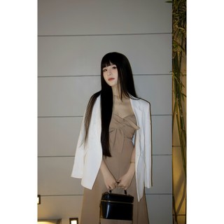 Áo blazer nữ dài tay dáng suông Rubyhouse phong cách tiểu thư Hàn Quốc