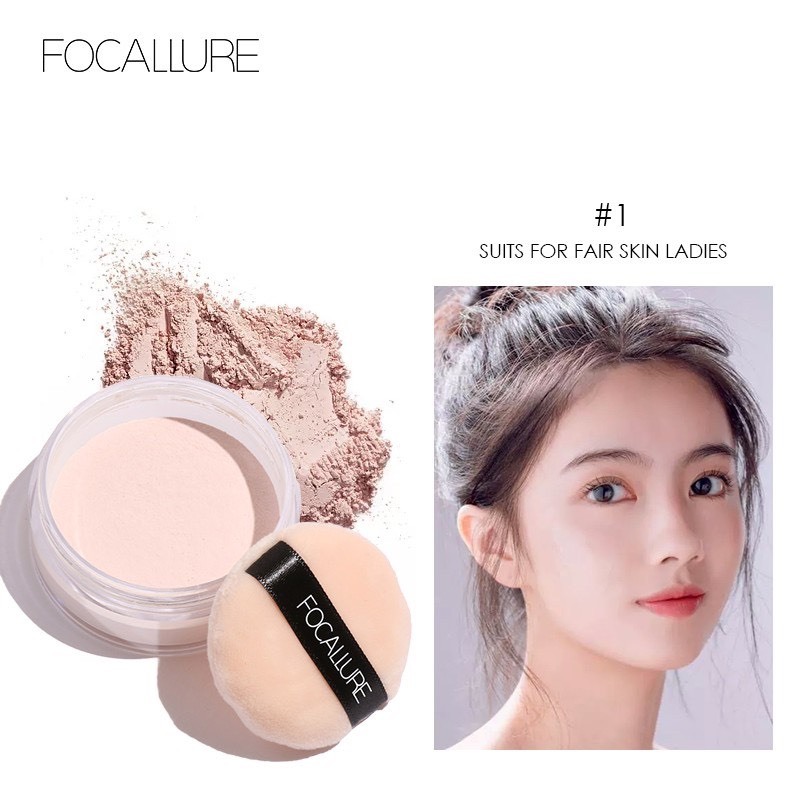 FOCALLURE Phấn phủ dạng bột FA15 trang điểm nền thời trang 7g | NHÍM HOUSE