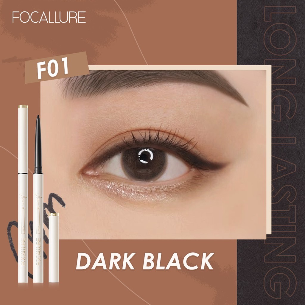 FOCALLURE Bút chì kẻ mắt dạng sáp Focallure đầu mảnh 1.7mm lâu trôi 1g | NHÍM HOUSE