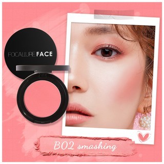 FOCALLURE Phấn má hồng FA25 trang điểm tự nhiên 11 màu tùy chọn 3.5g | NHÍM HOUSE