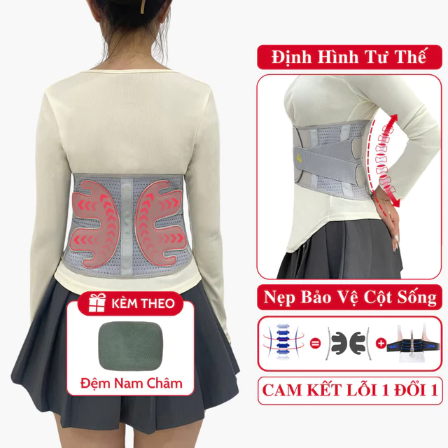 Đai Lưng Cột Sống Thoái Hóa Cột Sống Andego Cho Nam Nữ, Đai Thắt Lưng Thoái Hóa Cột Sống Cao Cấp Mã [DR.Ho]