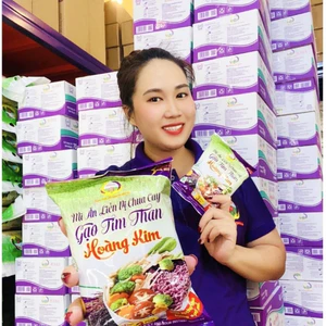 Thùng 15 Gói Mì Ăn Liền Gạo Tím Than Vị Chua Cay Hoàng Kim
