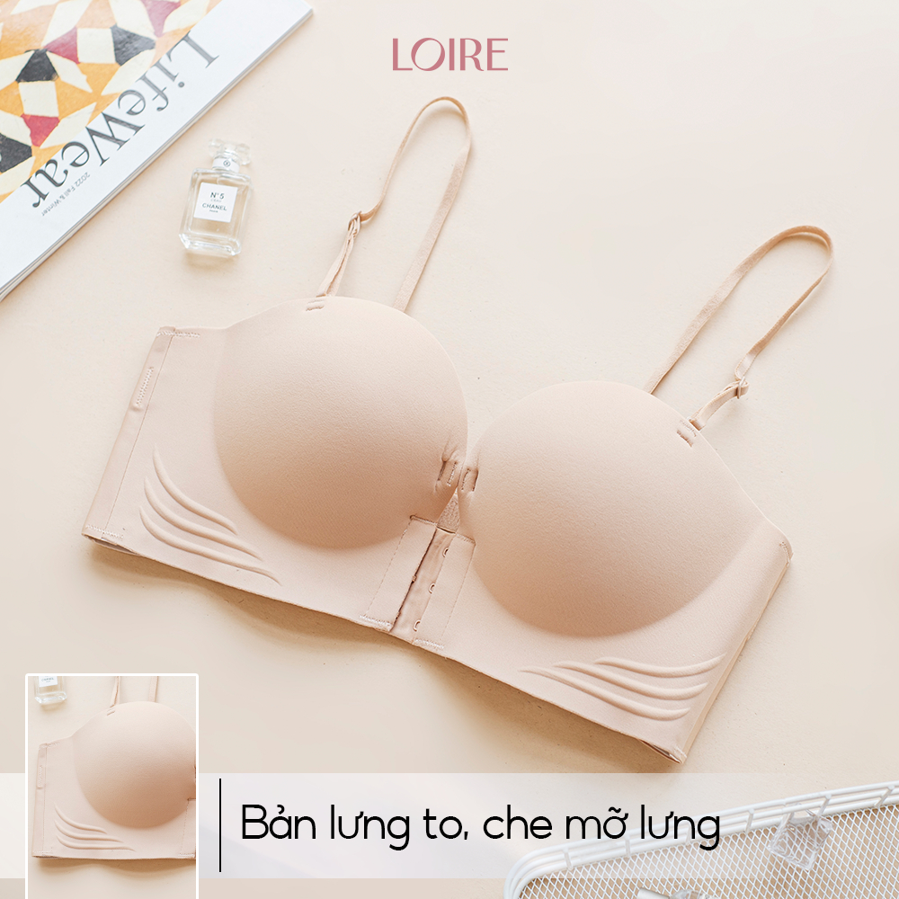 Áo Quây Cài Trước Gom Ngực Tạo Khe Nâng Đẩy 4cm Loirechic BRQ188