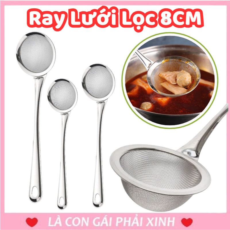 Ray Lưới Lọc INOX 8CM Chất Liệu Không Gỉ Sáng Bóng Vá Lưới Lọc Cặn Dầu ...