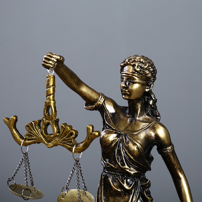 Tượng nữ thần công lý, Justitia , cán cân công bằng, lẽ phải