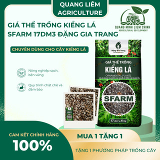 Giá Thể Trồng Kiểng Lá SFARM 17dm3 Đặng Gia Trang - Bảo Vệ Tốt Cho Rễ, Tơi Xốp, Thoáng Khí