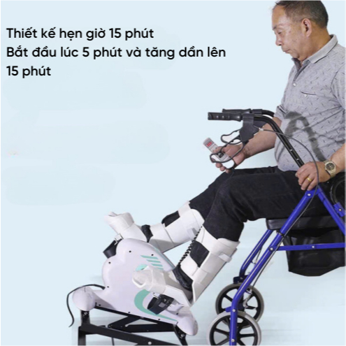 Máy tập phục hồi chức năng  tay & chân bằng điện cho người già, người bệnh và người sau tai biến