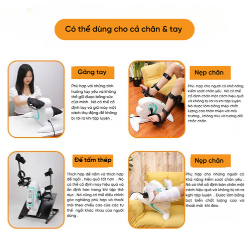 Máy tập phục hồi chức năng  tay & chân bằng điện cho người già, người bệnh và người sau tai biến