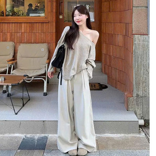Áo Lệch Vai Dài Tay, Áo Thun Dài Tay Lệch Vai Chất Thun Tăm Thỏ Mềm Mại - A85