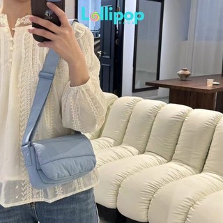 Túi Đeo Chéo Minimal 2024 LOLLIPOP BAGS Túi Phao Đeo Chéo Vai Canvas Chần Bông Style Hàn Quốc Unisex Nam Nữ- Chống Nước