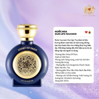 NƯỚC HOA NAM CAO CẤP - OUR LIPS TOUCHED (50ML) | THẠCH LỊCH - QUÝ PHÁI