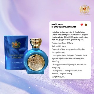 [HOT] Nước Hoa Unisex If You Is Not A Dream 50ml - Sang Trọng, Lưu Hương Lâu, Phong Cách Quyến Rũ
