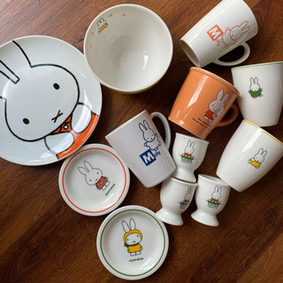 [P1] Tổng Hợp Ly/ Cốc/ Dĩa Hoạt Hình Thỏ Miffy Dễ Thương - Gốm Nhật 2hand