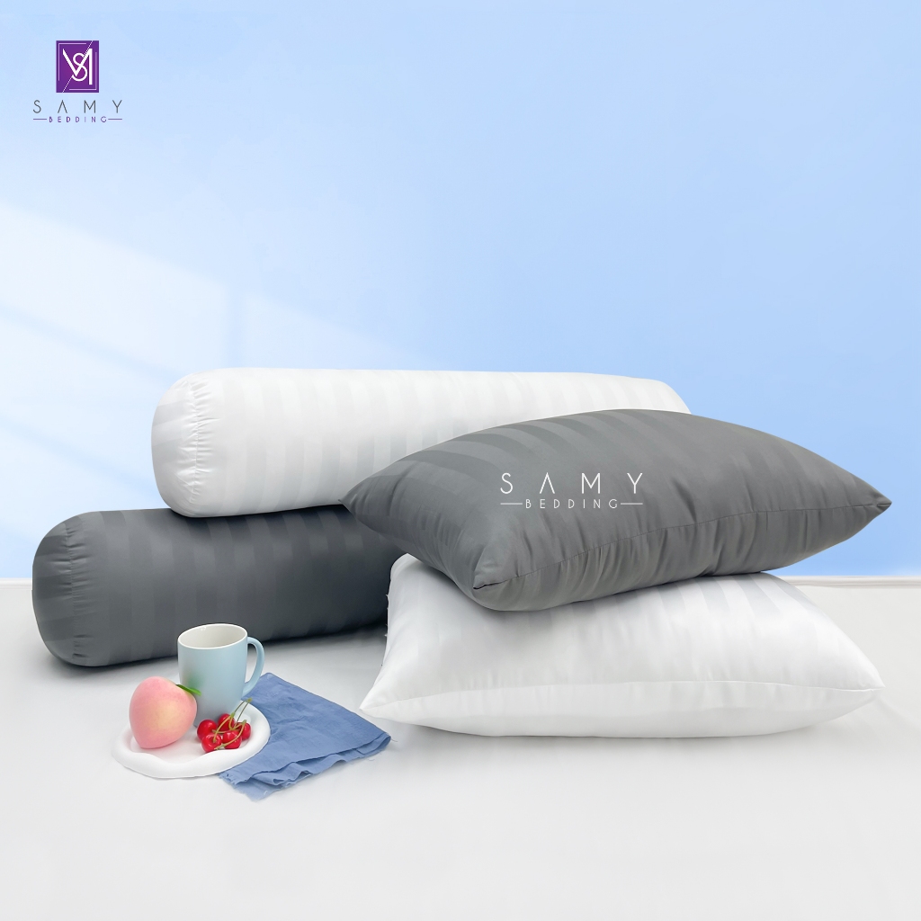 Ảnh Ruột Gối Nằm Classic Lông vũ Nhân tạo SAMY BEDDING êm ái nâng đỡ 2