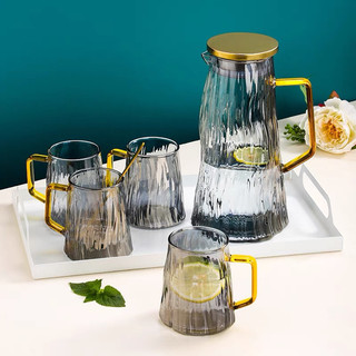 set bộ bình + 6 cốc nước hàng cao cấp siêu chịu nhiệt
