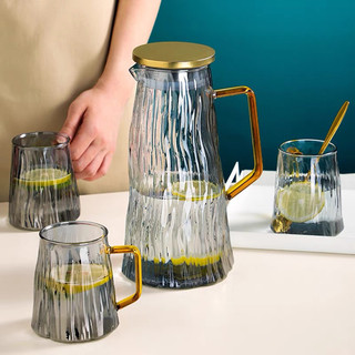 set bộ bình + 6 cốc nước hàng cao cấp siêu chịu nhiệt