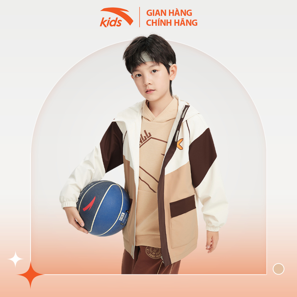 Áo khoác thể thao bé trai Anta Kids 3524D1605