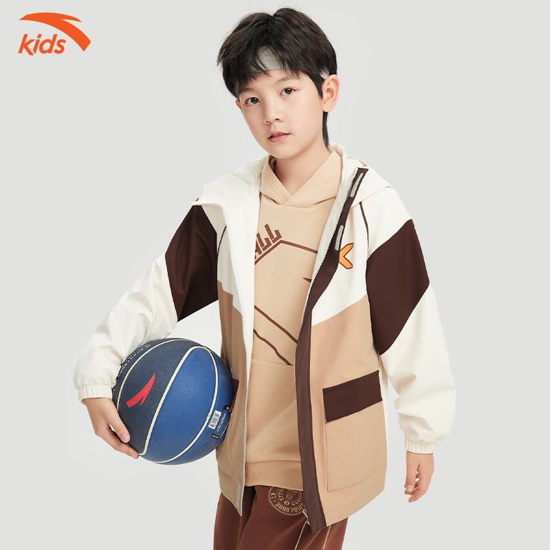 Áo khoác thể thao bé trai Anta Kids 3524D1605