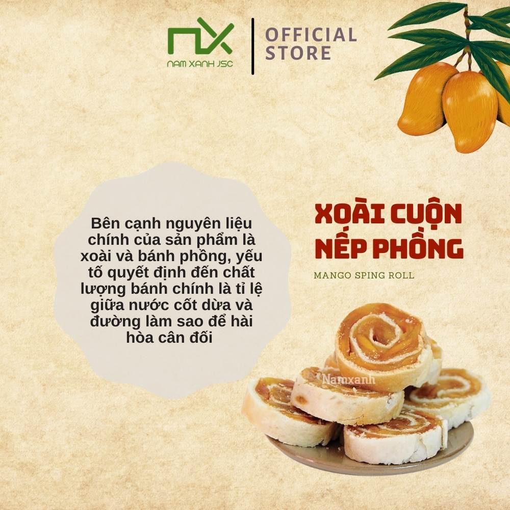 Ảnh Xoài Cuộn Nếp Phồng 100g/140g 1