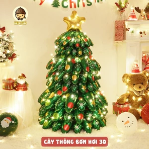 Cây Thông Bơm Hơi 3D, Cây Thông Bơm Hơi Trang Trí Giáng Sinh Noel Cho Bé