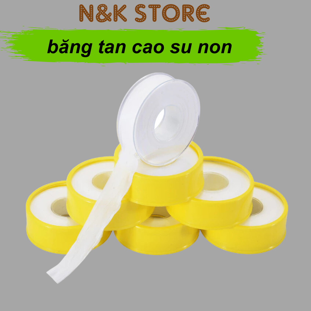 Băng tan cao su non, băng tan cuốn ống nước cuộn 10 mét