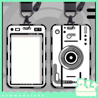 Bao Đựng Thẻ Nhựa ABS Hoạ Tiết Máy Ảnh Camera Hiện Đại, Công Nghệ In UV, Kèm Phụ Kiện Tùy Chọn (Chọn Riêng)