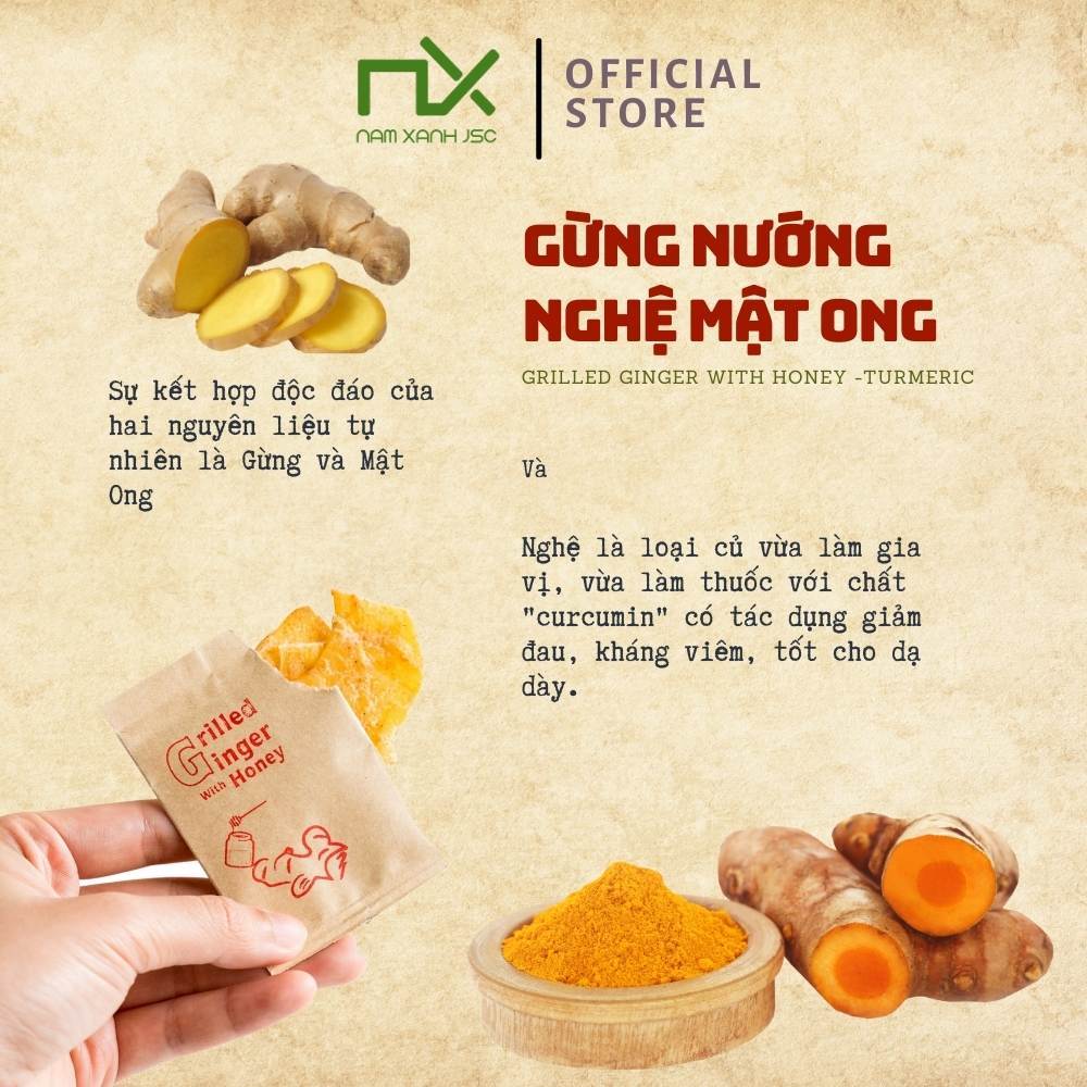 Ảnh Nam Xanh Gừng Nướng Nghệ Mật Ong 80g(110g) 2