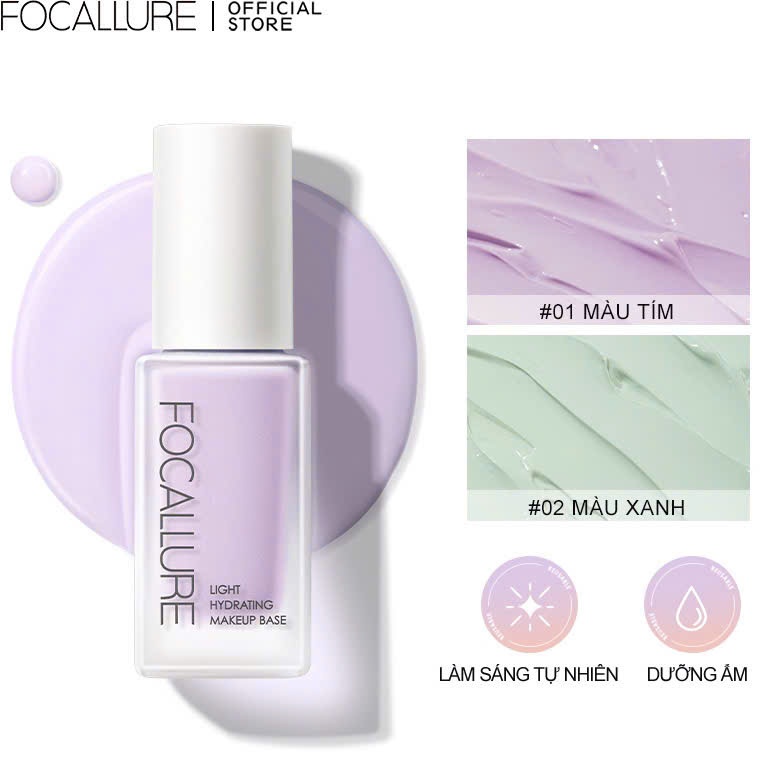 FOCALLURE Kem lót dưỡng ẩm làm sáng da chống thấm nước 30g | NHÍM HOUSE