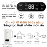 Máy làm sữa hạt đa năng Ceool - Dung tích 1L - Chính hãng xay nấu siêu nhuyễn mịn chống trào - Bảo hành 12 tháng — ảnh 4