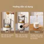 Máy làm sữa hạt đa năng Ceool - Dung tích 1L - Chính hãng xay nấu siêu nhuyễn mịn chống trào - Bảo hành 12 tháng — ảnh 7