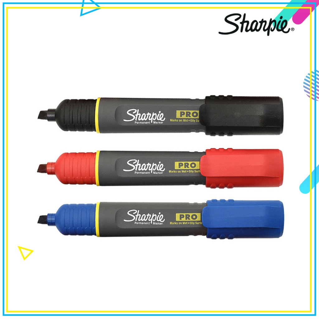 Bút lông dầu vẽ đa chất liệu không xóa được Sharpie Pro Chisel 4.5mm ...