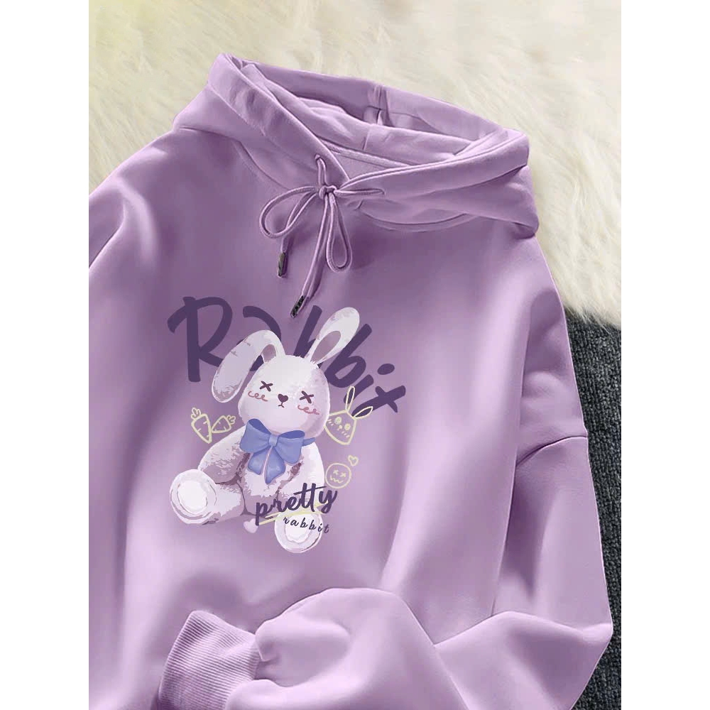 Áo hoodie cho bé gái size đại BEESHOP có mũ áo 2 lớp D25034
