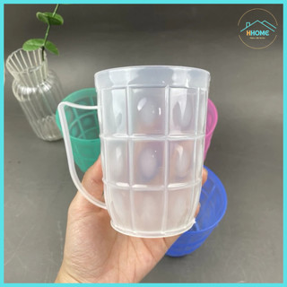combo 10 ly nhựa uống bia, ly nhựa uống nước,ly nhựa mãng cầu có quai