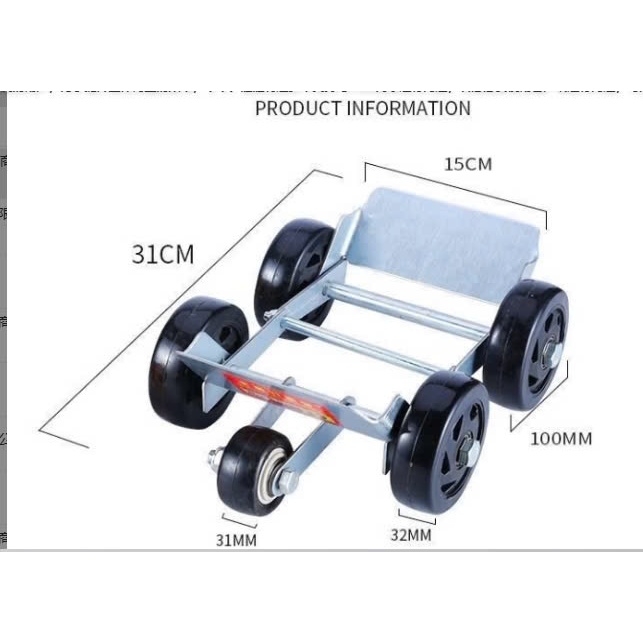 [Bản Nâng Cấp] Bánh Xe Cứu Hộ Xe Máy Bánh Xe Trợ Lực Đẩy Xe Máy Thủng Xăm, Thủng Lốp, Xì Hơi, Bể Bánh Phòng Khi Bánh Xẹp