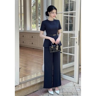 Set vest công sở kèm belt