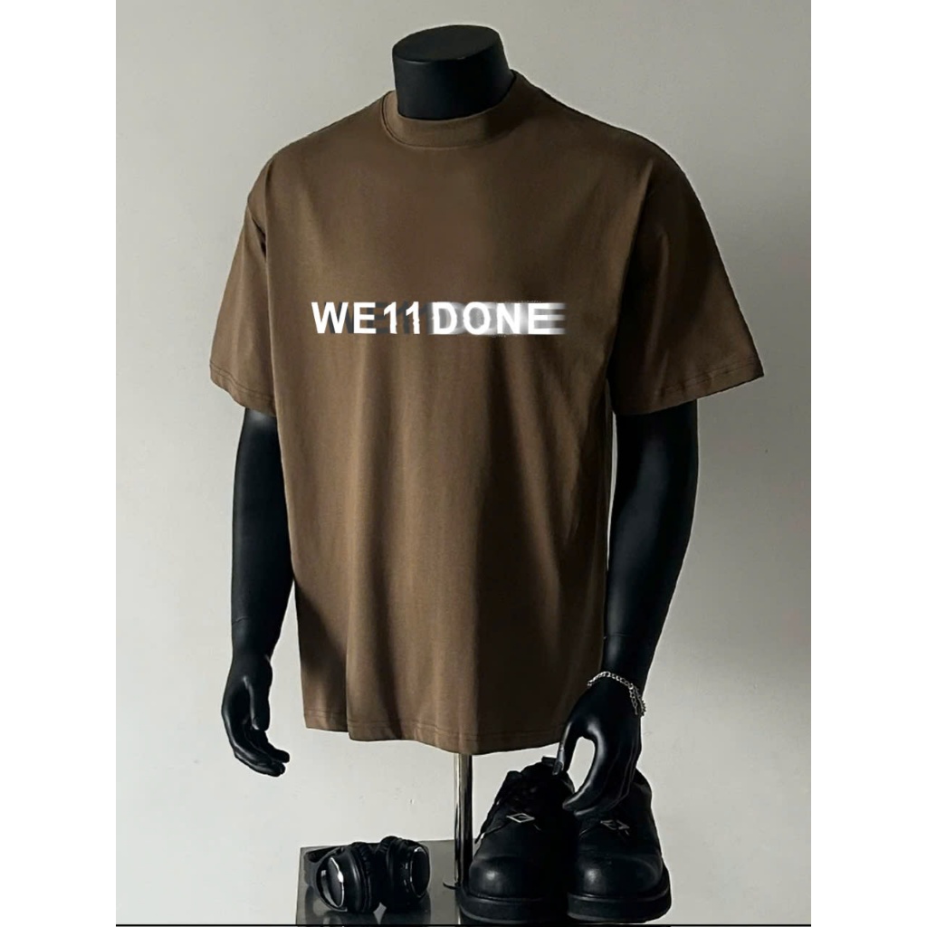 Áo thun Stee Cổ tròn WE 11 DONE Localbrand ICVCVNI Unisex