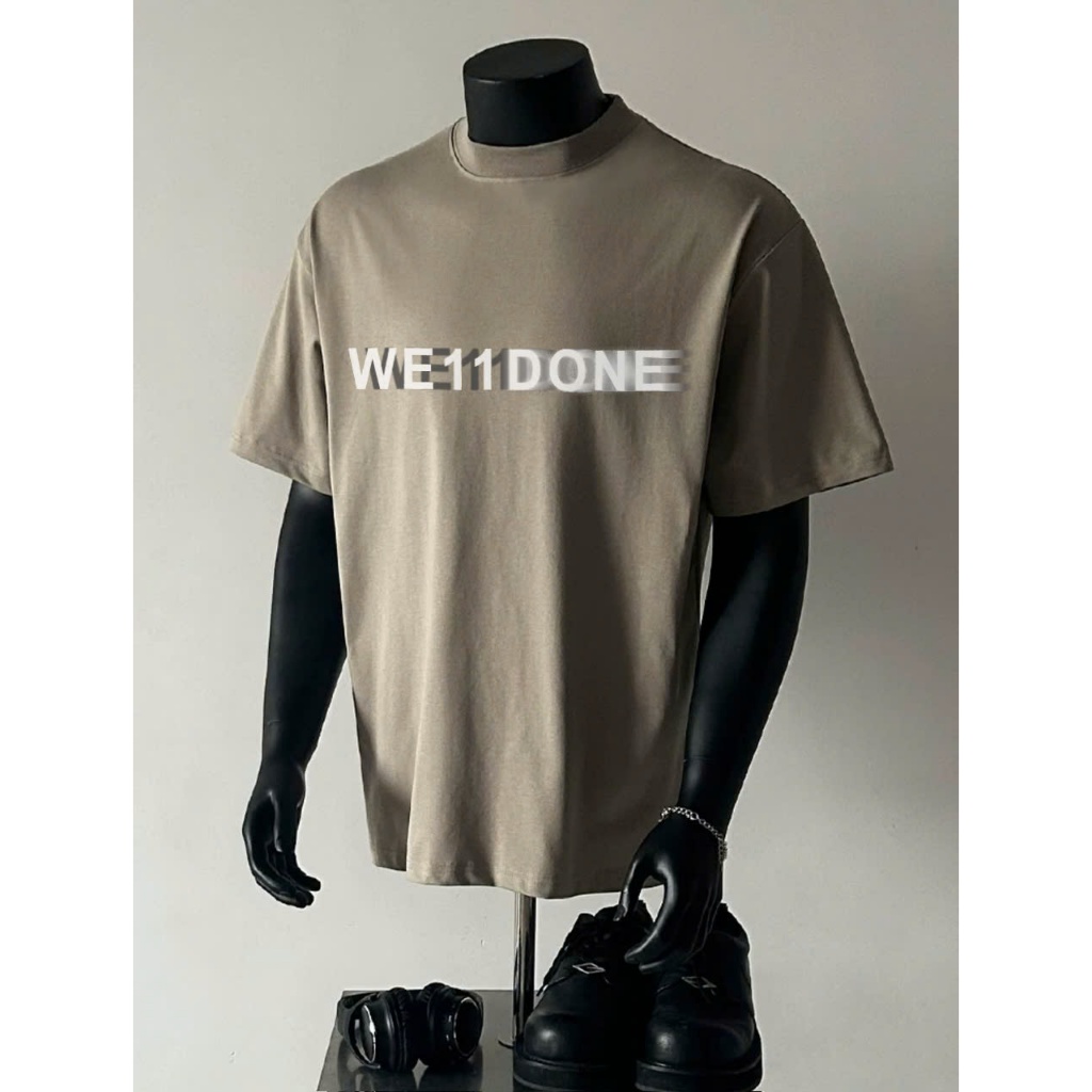 Áo thun Stee Cổ tròn WE 11 DONE Localbrand ICVCVNI Unisex