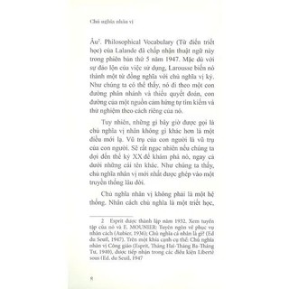 Sách - Chủ Nghĩa Nhân Vị - Trường Phương Books - Nhà Sách An Thư