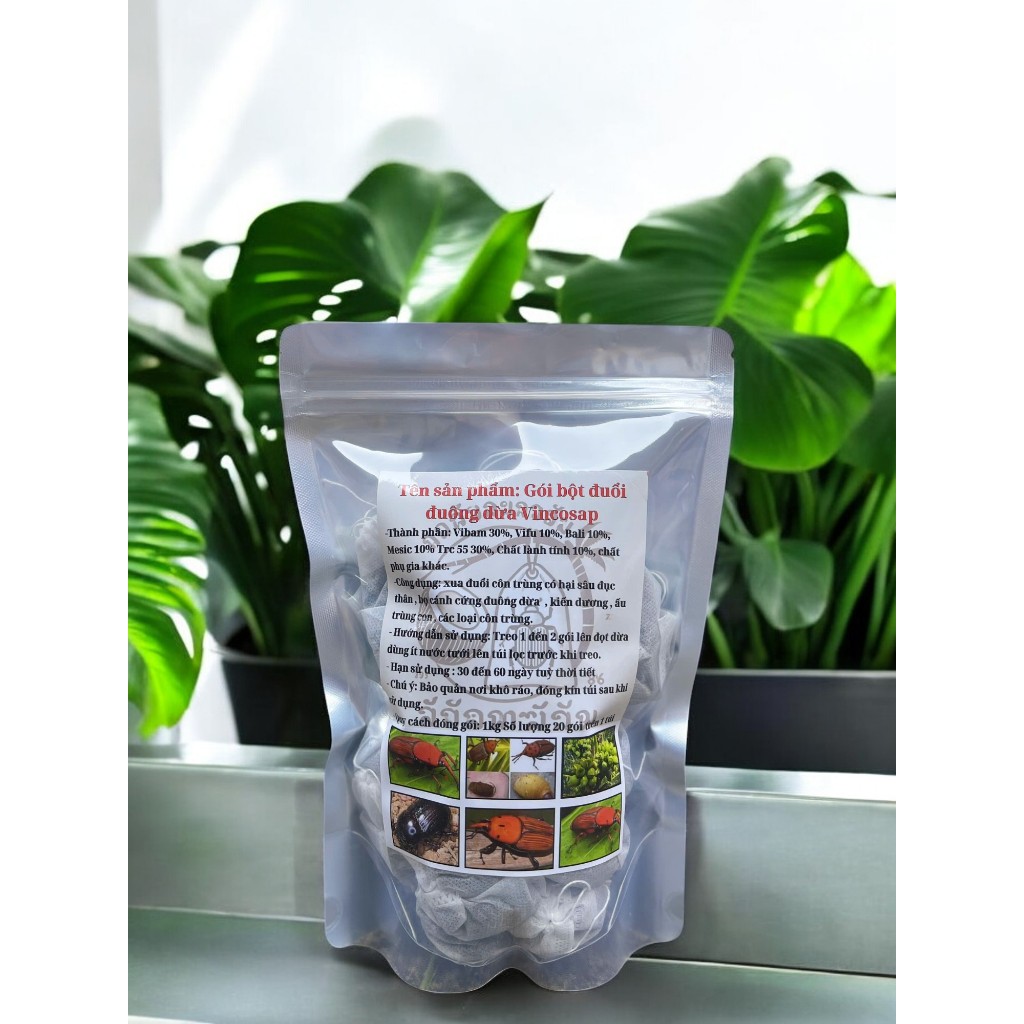 [Freeship Xtra] Combo 75 Túi Nhỏ Bột Treo Đuổi Đuông Dừa