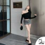 Áo thun nữ dài tay lệch vai 1 bên DuyLinh dáng áo croptop hở eo ôm sát tôn body phong cách gợi cảm
