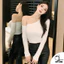 Áo thun nữ dài tay lệch vai 1 bên DuyLinh dáng áo croptop hở eo ôm sát tôn body phong cách gợi cảm