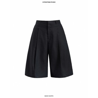 HYPNOTISM | “BAGGY SHORTS” - Quần lửng xếp ly sườn ống rộng xoè nhẹ phong cách streetwear cá tính