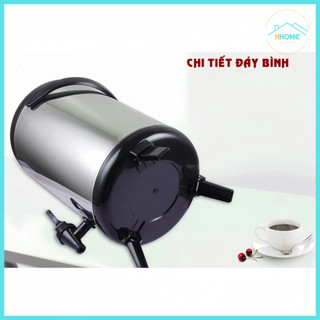 Bình ủ trà giữ nhiệt 6L 8L 10L 12L loại 1 xịn, bình nước giữ nhiệt inox 304 có vòi chuyên dụng pha trà cao cấp