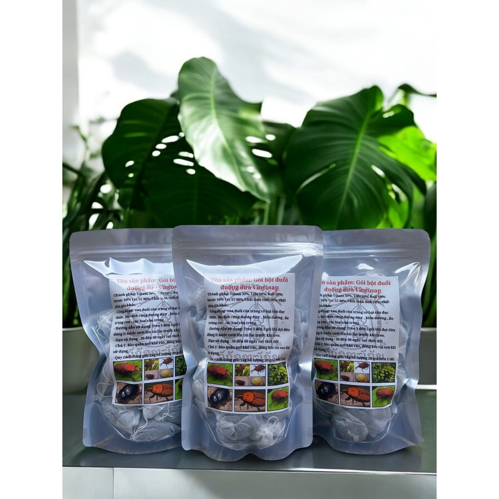 Combo 125 Túi Nhỏ Bột Treo Đuổi Đuông Dừa