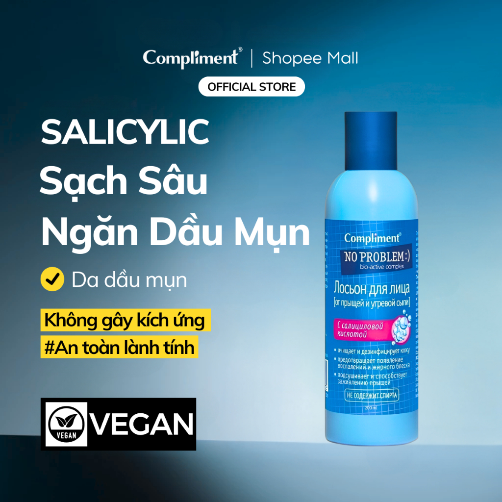 Ảnh Nước Hoa Hồng Compliment Cấp Ẩm Sáng Da, Toner Dịu Nhẹ Lành Tính 200ml 1