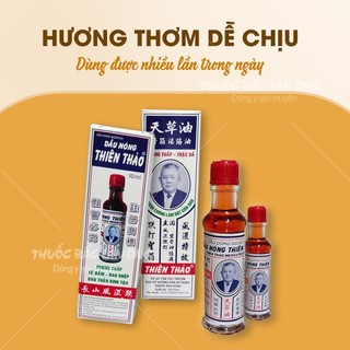 Dầu nóng Thiên Thảo 10ml, hỗ trợ nhanh chóng bay bầm tím, giảm đau hiệu quả