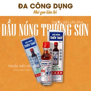 Dầu nóng Thiên Thảo 10ml, hỗ trợ nhanh chóng bay bầm tím, giảm đau hiệu quả