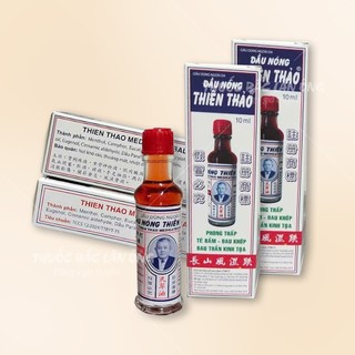 Dầu nóng Thiên Thảo 10ml, hỗ trợ nhanh chóng bay bầm tím, giảm đau hiệu quả