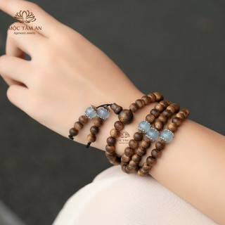 Vòng trầm hương Linh Mộc Hương Mộc Tâm An quà tặng người thân sang trọng