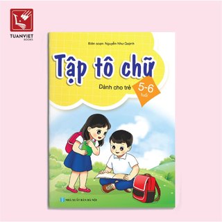 Sách - Bộ 3 cuốn Tập Tô số và tô chữ - Dành cho Bé từ 4-6 tuổi - NXB Hà Nội